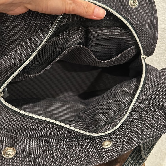 Hermes Handbag Tote PM Yell Line Canvas Gray  HERMES Authentic!!! - Picture 17 of 17